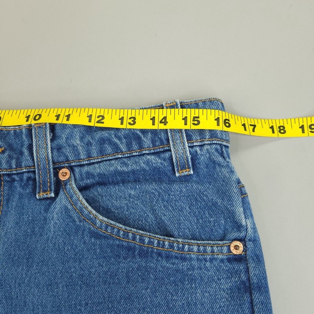 VTG Levis 517 Jeans Men 34x30 Mea 32x30 Bootcut Orange Tab No Care Tag 60s 70s - Picture 4 of 10